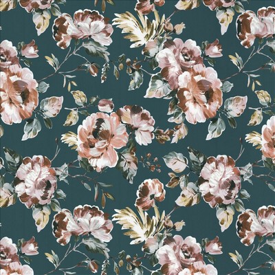 Kasmir FLORAL FACADE    PRUSSIAN        